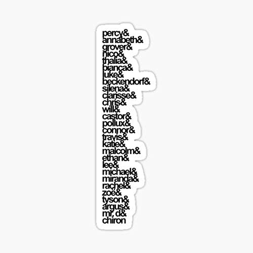 Percy Jackson, valamint Az Olimpikonok Karakter Matrica - Matrica Grafikus - Auto -, Fal -, Laptop, Mobiltelefon, Teherautó