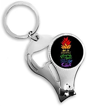 Ananász LMBT Szivárvány Zászló Idézet Köröm Zimankó Gyűrű kulcstartó Sörnyitó Clipper