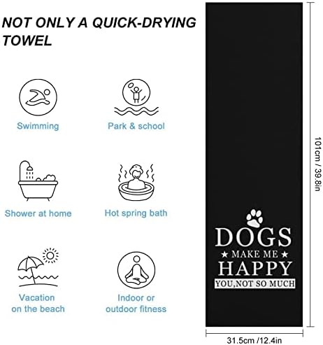 A kutyák Boldoggá, Hogy Nem Annyira Gyors, Száraz Törölközőt Törülköző Erősen Nedvszívó Arc Ruha Arcát Törülközőt Fürdőszoba