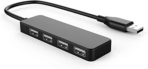 USB Hub 4 Port USB Hub, Ultra Vékony, Hordozható USB-Splitter Pro, iMac, Mac Mini/Pro Surface Pro, Notebook, PC, Laptop,