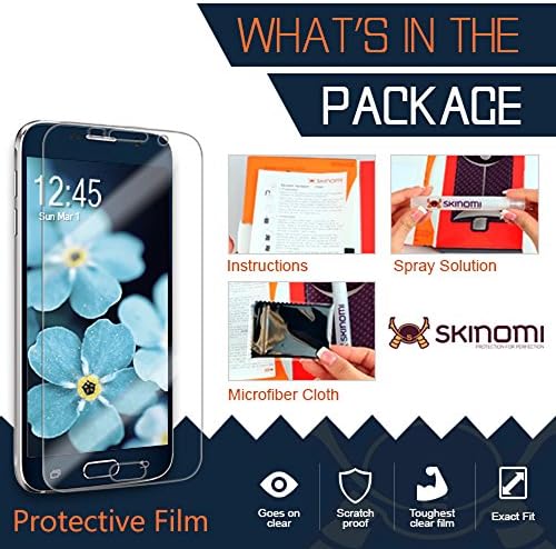 Skinomi Sötét Fa Teljes Test Bőr Kompatibilis a Samsung Galaxy S22 Ultra (Teljes Lefedettség) TechSkin Anti-Buborék Világos