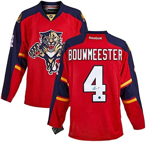 Jay Bouwmeester Florida Panthers Dedikált Reebok Jersey - Dedikált NHL-Mezek
