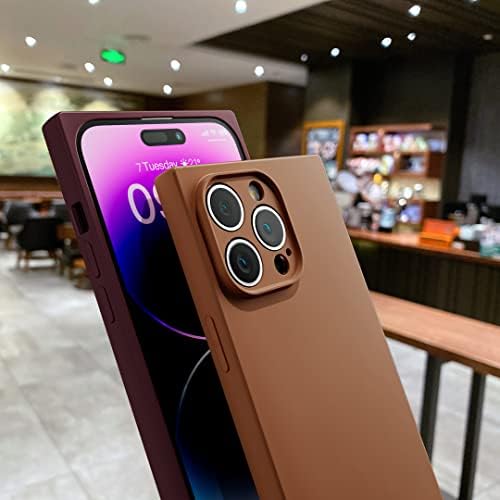 Tzomsze Kompatibilis az iPhone 14 Pro Max Aranyos a Nők, Szögletes Luxus Aranyozott Esetben Teljes Kamera Védelem, Megerősített