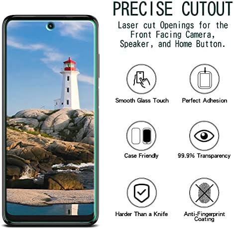 KAREEN [2-Pack] Screen Protector Célja a Motorola Moto G 5G 2022 Edzett Üveg, Anti Karcolás, Buborék Mentes, 9H Keménység,