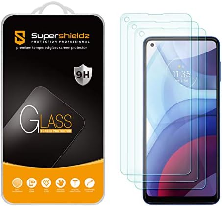 (3 Csomag) Supershieldz Célja a Motorola Moto G Teljesítmény (2021) [Nem Alkalmas 2020/2022 Változat] Edzett Üveg kijelző