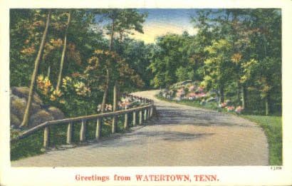 Watertown, Tennessee Képeslap