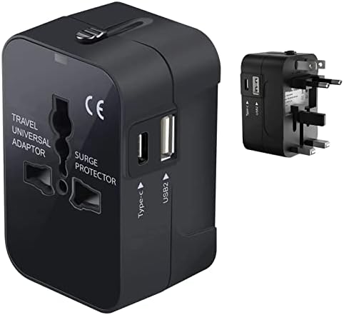 Utazási USB Plus Nemzetközi Adapter Kompatibilis Garmin Colorado 400i a Világszerte Teljesítmény, 3 USB-Eszközök c típus,