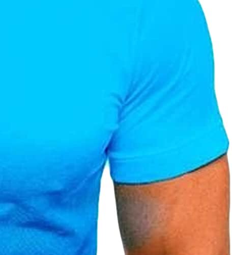 A férfiak 3D Gradiens Póló, Sportos, Egyszerű Szilárd Színátmenet T-Shirt Maximum Nyári Rövid Ujjú Alkalmi Felsők